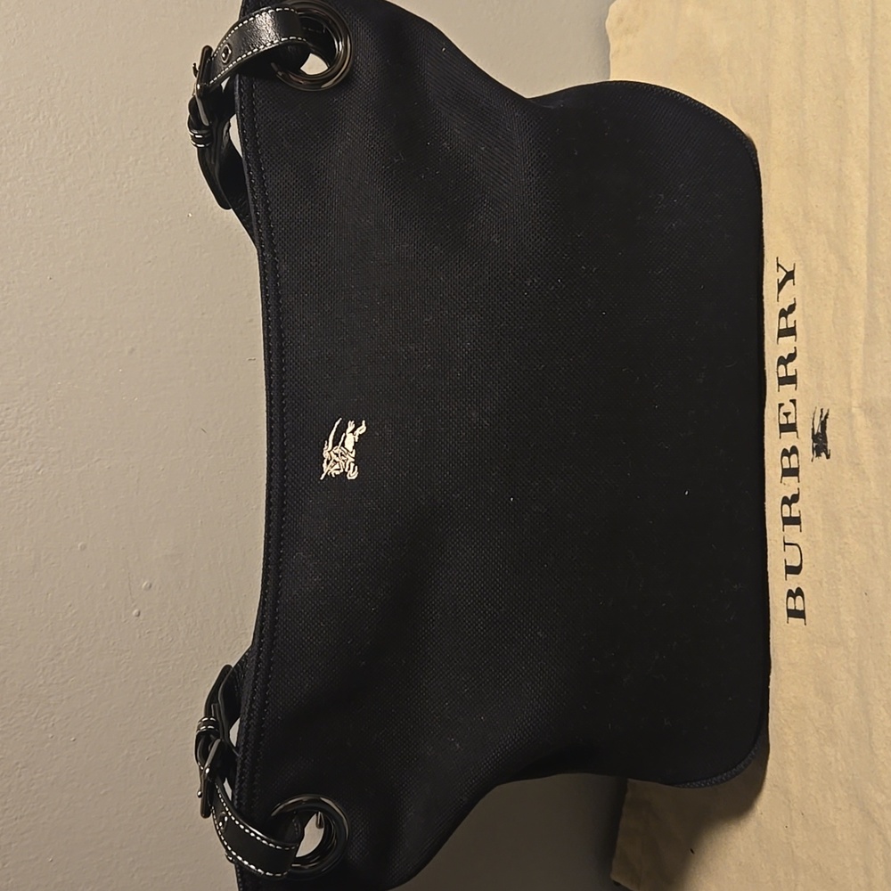 Burberry Blue Label Shoulder Bag Black & Blue Nova